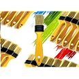 PANCLUB 15-Pack 1.5 Inch Paint Chip Brushes | Plastic Handle Brushes For Paint, Glue, Stain - View #10