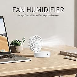 I-SHUNFA Portable Folding Fan, 2000mAh