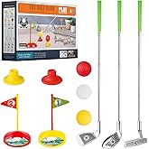 Liberry Kids Golf Clubs for 3 4 5 6 Years Old, Retractable Toddler Golf Set with Storage Bag, Outdoor Indoor Sports Toy for Boys Girls Birthday Gifts