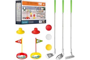 Liberry Kids Golf Clubs for 3 4 5 6 Years Old, Retractable Toddler Golf Set with Storage Bag, Outdoor Indoor Sports Christmas Toy for Boys Girls Birthday Gifts