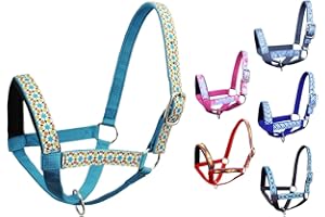 Paris Tack Double Layer Heavy Duty Padded Overlay Printed Nylon Cow Halter - 6 Month Warranty