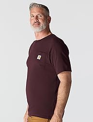 Carhartt Mens Loose Fit Heavyweight Short-Sleeve