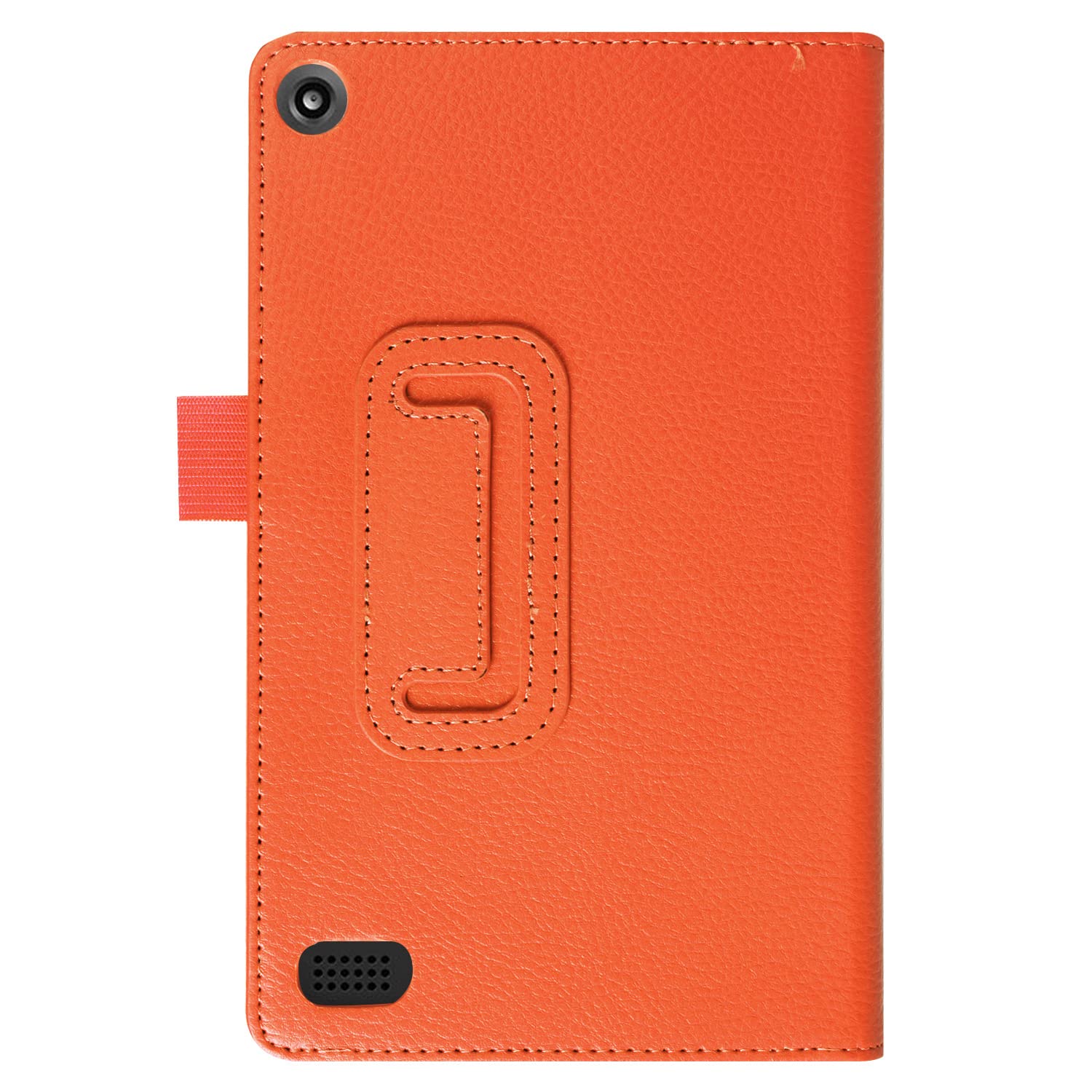 Photo 1 of SZLONKOU Tablet Cover for Amazon Kindle Fire 7 5th Generation SV98LN(2015 Release),Ultra Slim Folio Stand Lightweight Leather Case for Amazon Kindle Fire HD 7 2015 HD7 Gen 5th 7" (Li-Orange)