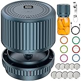 UNERVER M12 Smart Electric Mason Jar Vacuum Sealer - Auto Stop Jar Sealer for Mason Jars Vacuum Kit with Wide and Regular Mou