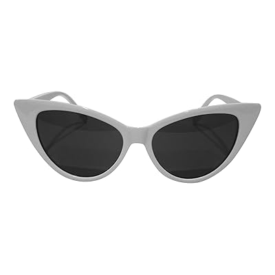 Retro White Cat Eye Sunglasses with UV Protection Palestine Ubuy