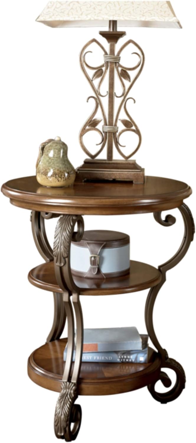 Signature Design by Ashley - Wadeworth Chair Side End Table, Brown/Black