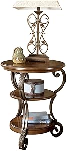 Signature Design by Ashley - Wadeworth Chair Side End Table, Brown/Black