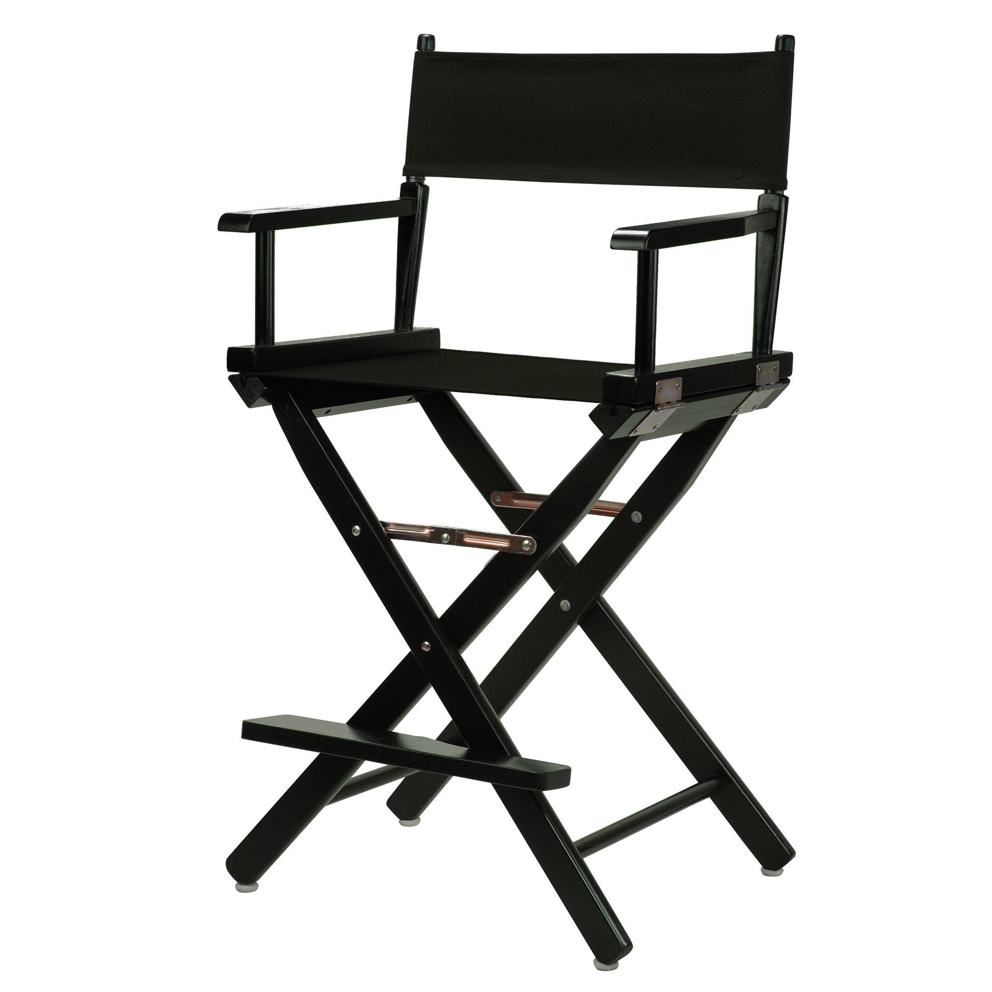 Photo 1 of Casual Home 24" Director's Chair Black Frame-with Black Canvas, Counter Height