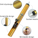SHUIYUE Desoldering Pump Kit: Wick, Cutter, Solder Sucker, Brushes - view 4