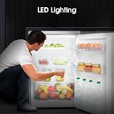 Hisense 133L Under Counter Larder Fridge Stainless Steel Grey view 5