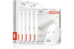 DERMARSSANCE Korean Collagen Face Mask — Hydrogel Overnight Skincare with Peptides & Hyaluronic Acid for Hydration, Firm-Feel