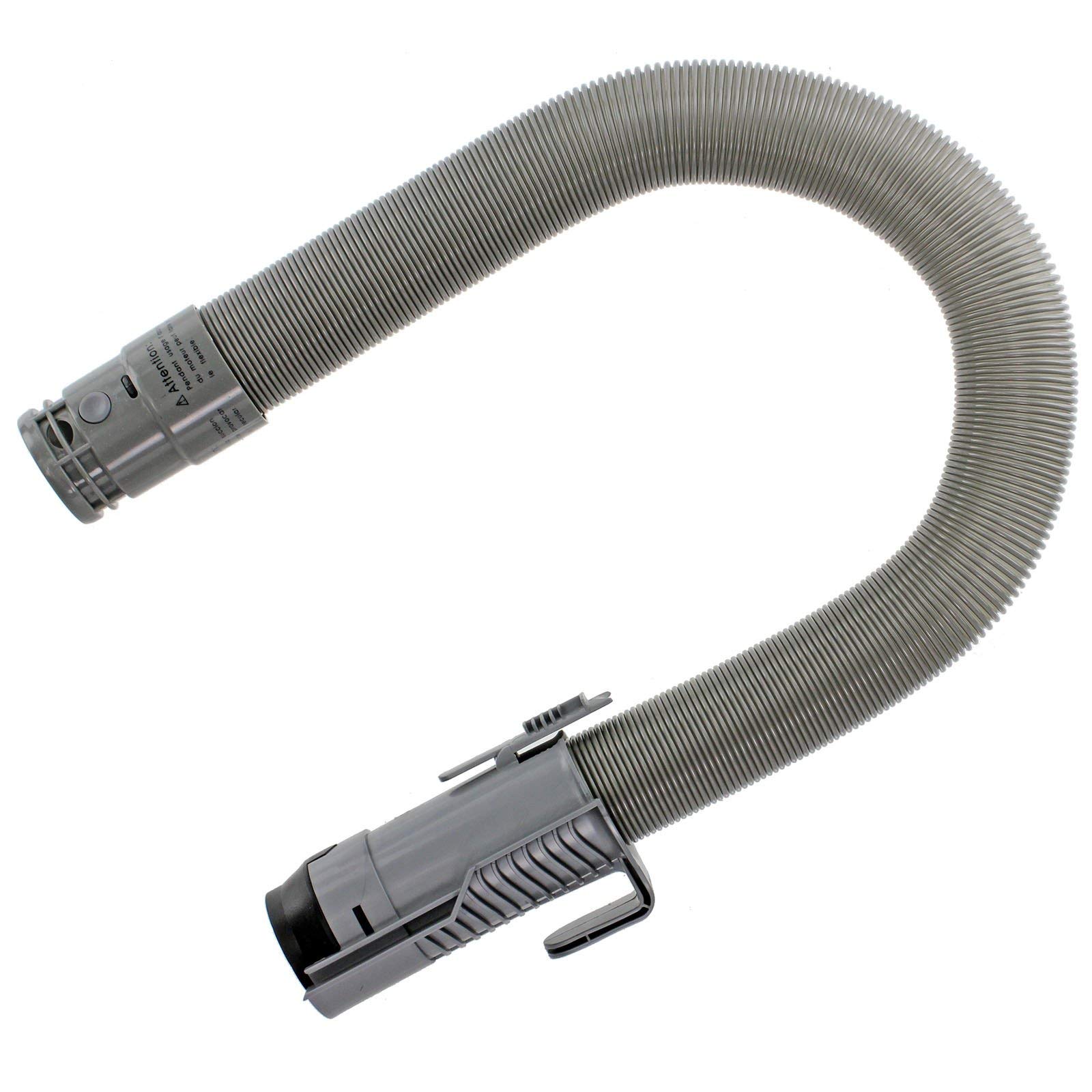 SPARES2GO Quick Release Hose for Dyson DC07 Vacuum Cleaners (4m, Grey/Iron)