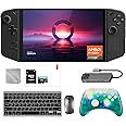 Lenovo Legion Go 1TB SSD Gaming Handheld 8.8-inch Touchscreen 144Hz 2K QHD AMD Ryzen Z1 Extreme Processor, Black Ice Wireless Pro Controller, Hub, 128GB MicroSD, Keyboard & Mouse, 8 in 1 Bundle