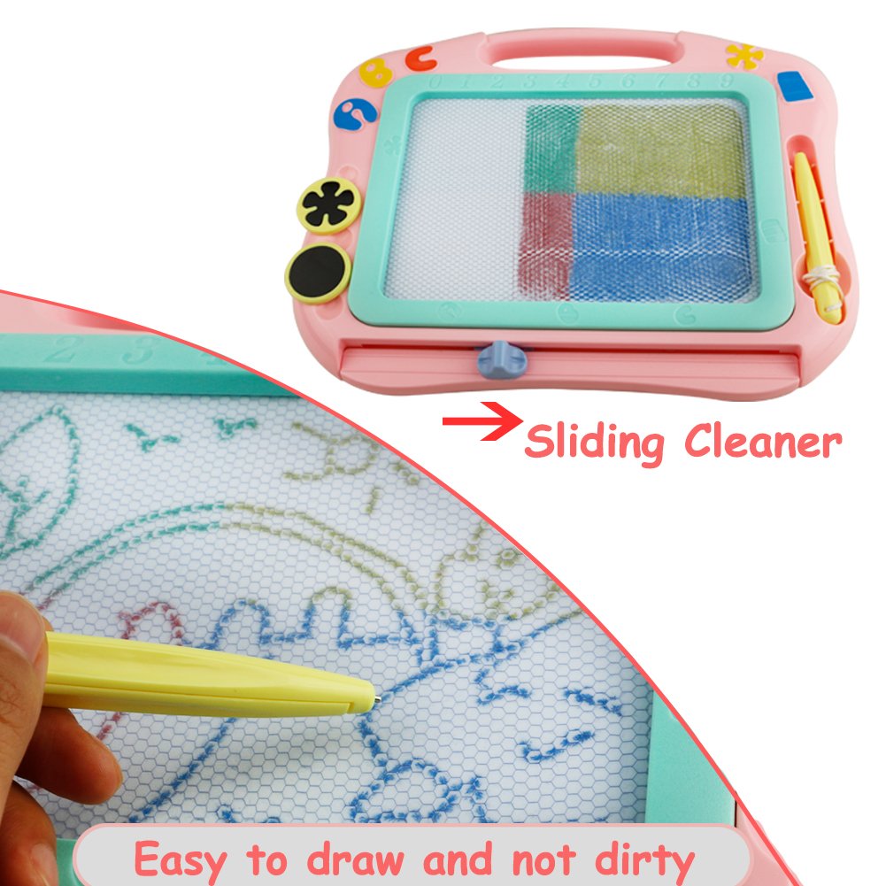 Fajiabao Magnetic Drawing Board-Small Kids Drawing Doodle Board for Toddler Kids Birthday Gift for Writing Painting and Learning