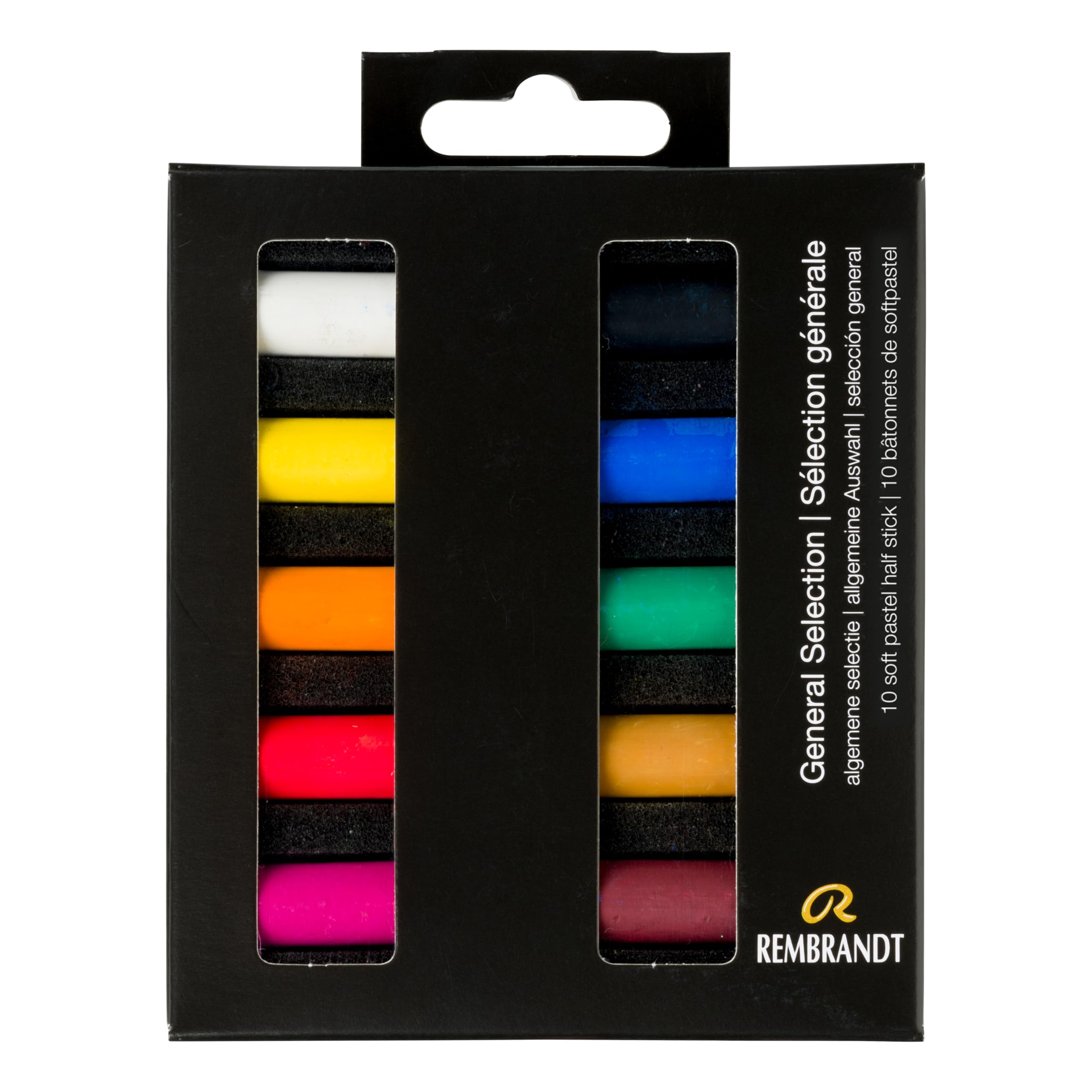 Rembrandt Professional Soft Pastel Set General Colour Selection | 10 Half Pastels