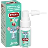 NAVEH PHARMA&reg; Dry Ears Baby Ear Drying Drops for Swimmers &mdash; Removes Water Trapped in Ears After Swimming &amp; Bathing, Gentle Ear-Drying Spray for Children (0.5 Fl Oz)