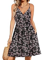 WEACZZY Summer Dresses for Women 2024 Sexy Wrap