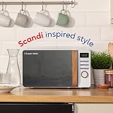 Russell Hobbs RHMD714 17 L 700 W Digital Microwave Scandi White 8 Auto view 3