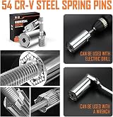 BIIB Universal Socket Wrench Set 1/4–3/4 in 7–19 mm Chrome Vanadium view 3