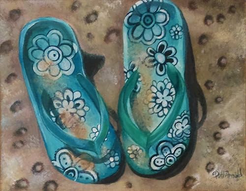 Amazon.com: Summer Sandals Painting: Handmade