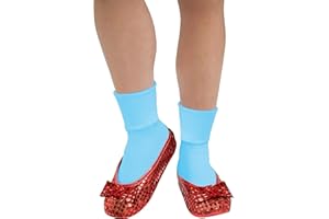Wizard of Oz Deluxe Adult Dorothy Sequin Shoe Covers, Red, One Size Fits Most