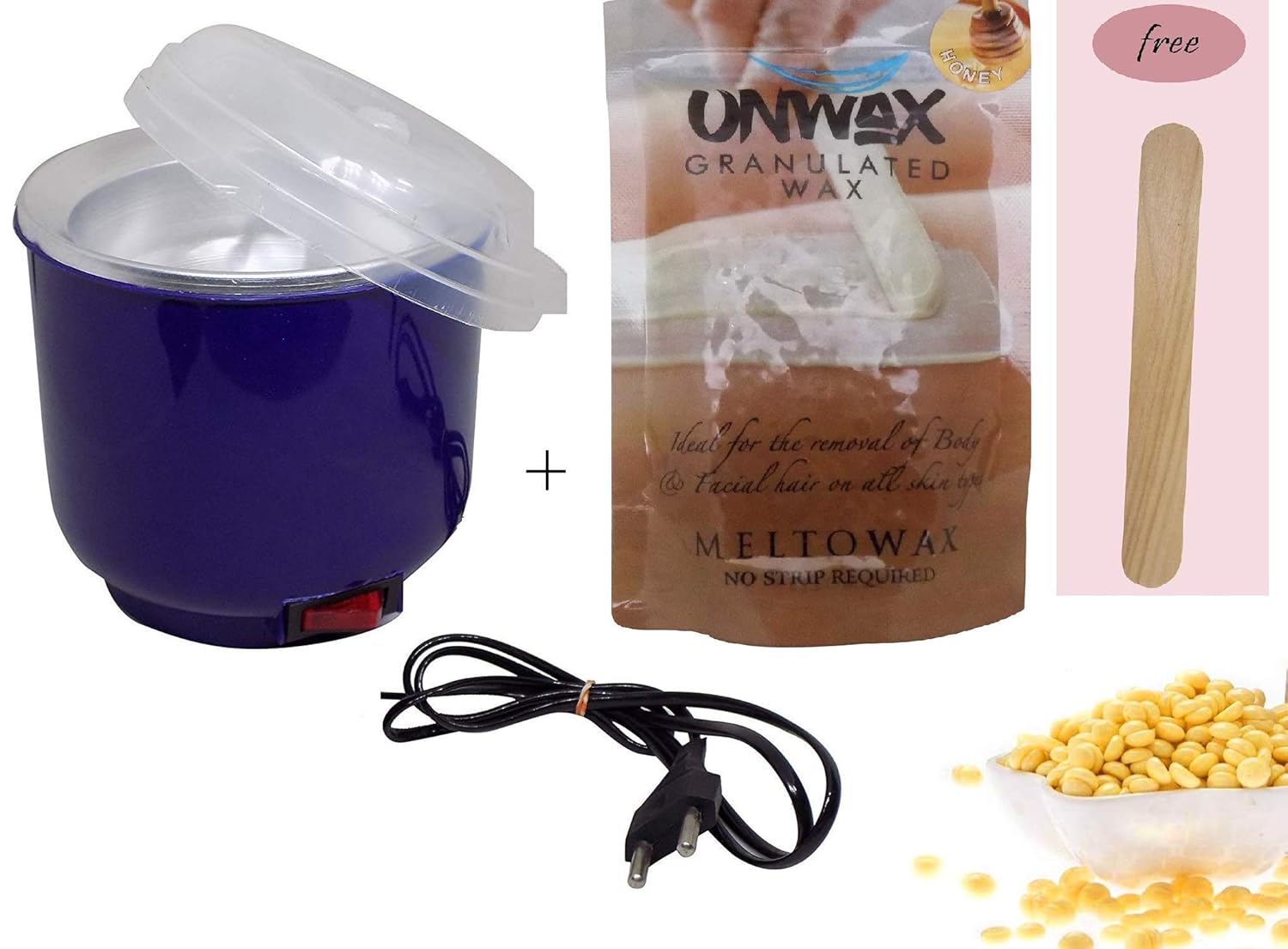Majik Combo Of 2 Hair Removal Wax Without Pain With Wax Machine