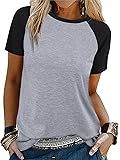 Remidoo Womens Short Sleeve T Shirt Summer Casual