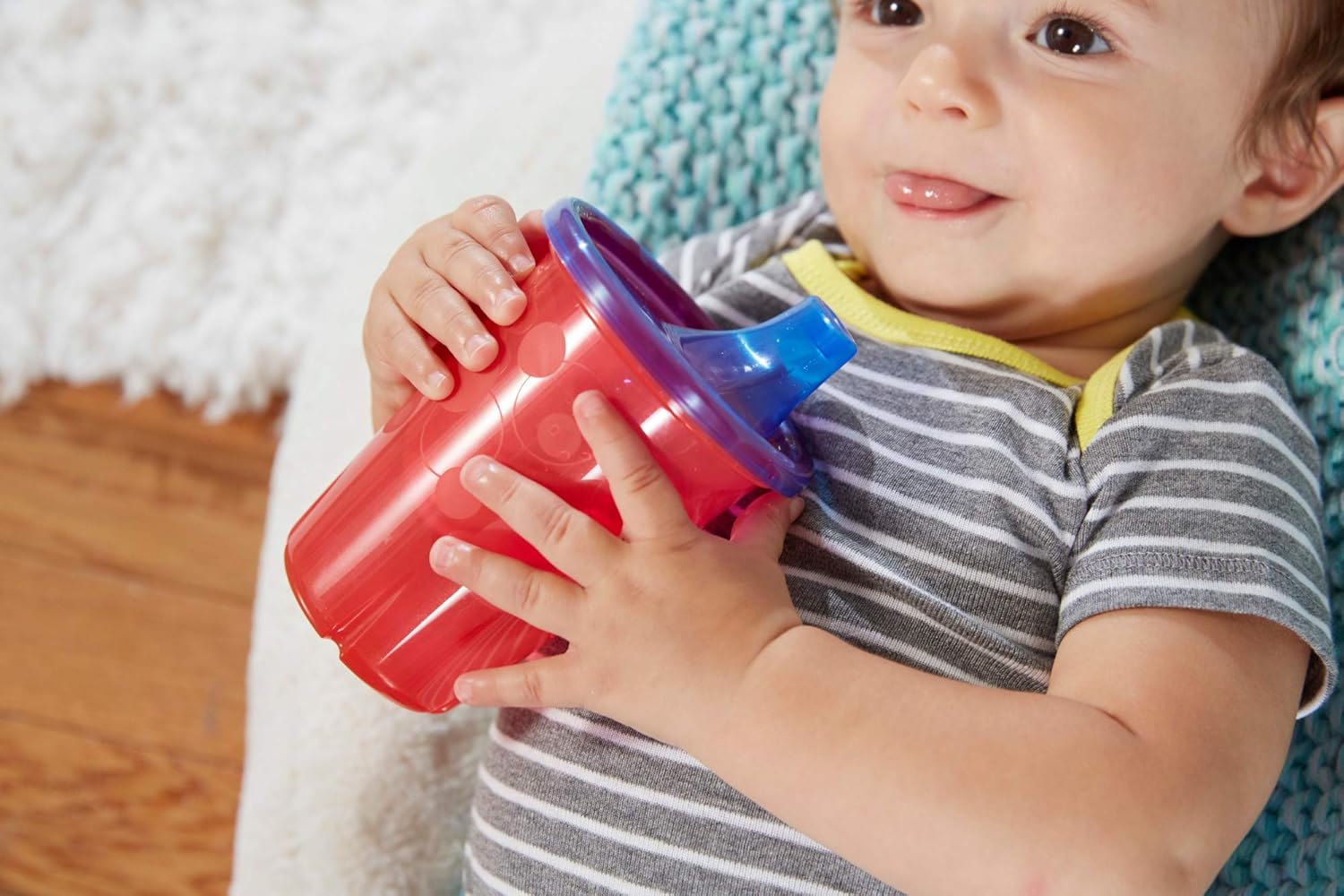 The First Years Take & Toss Spill Proof Sippy Cups Value Pack, Rainbow, 20-Pieces : Baby