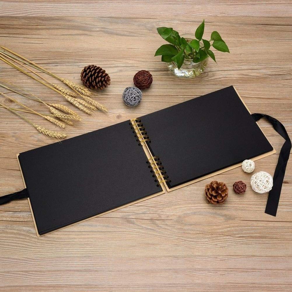 Handgemachtes Scrapbook Fotoalbum mit 40 Blatt für DIY