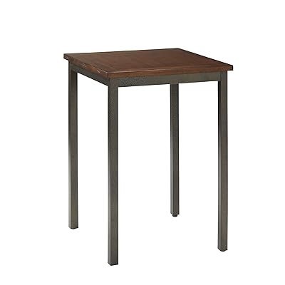 Home Styles Cabin Creek Bistro Table, Hardwood Solids, Chestnut Finish
