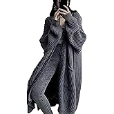 GUTPOINT Womens Long Cardigan Sweaters Open Front Oversized Duster with Pocket for Women 2025 Fall Winter Knit Design Coats