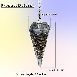 Orgone Crystal Pendulums Bulk Set with Board