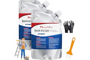 MUZEFANSI Cement Crack Sealant,Premium Concrete Crack Filler, Waterproof Repair Sealant, Weather-Resistant Caulking Glue, Quick-Drying Sealing Adhesive for Concrete(2 pcs)