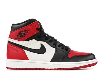 jordans rot schwarz weiß