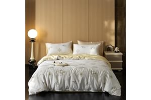 DREAMINGO Cooling Lyocell Duvet Cover Set -Full Size, Smooth Breathable Comforter Cover for Teens Girls, Luxury Silky Bedding Set for Hot Sleepers, Roman Mythological Constellations Cute Style