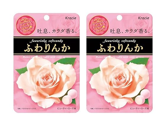 Amazon Com Japanese Fuwarinka Kracie Rose Candy Chewing Gum 2 Pack Beauty Rose Candy Grocery Gourmet Food