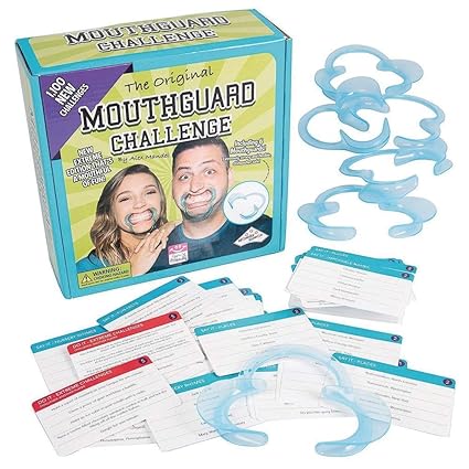 New Mouthguard Challenge Game, Extreme Edition - 1,100 New Challenges and 6 Mouthguards by Identity Games