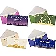 20 Eid Mubarak Envelopes 4 Styles Eidi Envelopes for Cash for Kids for Eid Al-Fitr or Eid Al-Adha 6.3" x 3.1"