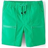 Gymboree Boys and Toddler Quick Dry Tie Front Jogger Shorts