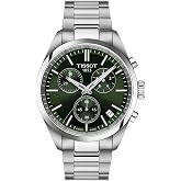 Tissot PR 100, Swiss Quartz Chronograph, 40mm, Green Dial, Men's Watch