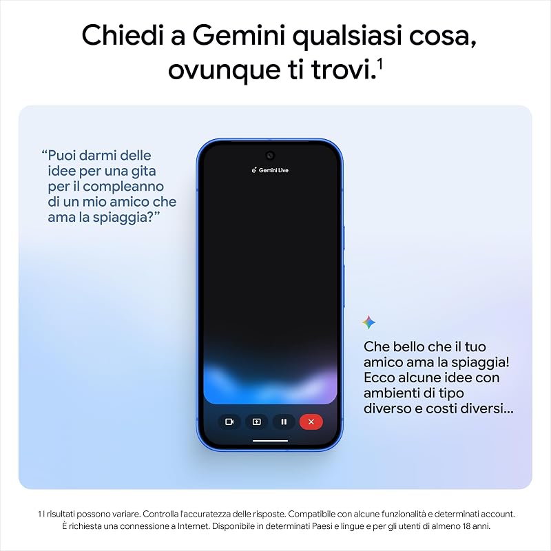 Pixel 10 - Smartphone Android sbloccato con Gemini, tripla fotocamera posteriore avanzata, autonomia di oltre 24 ore e display Actua da 6,3" - nero ossidiana, 128GB