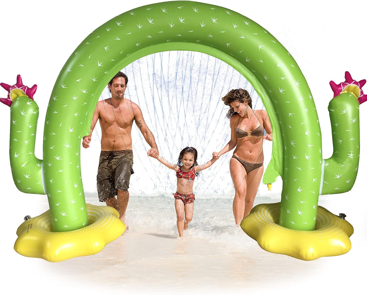 URROY Large Inflatable Cactus Sprinkler 