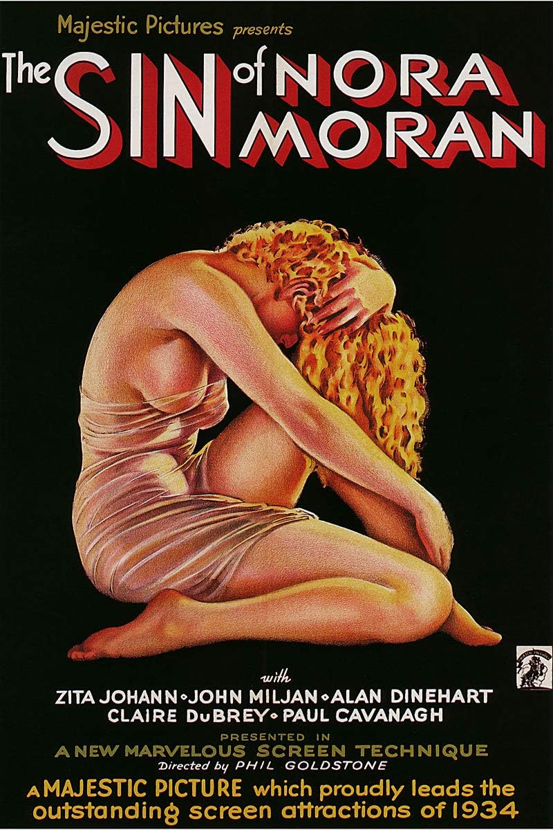 American Gift Services - Vintage Movie Poster The Sin of Nora Moran - 11x17