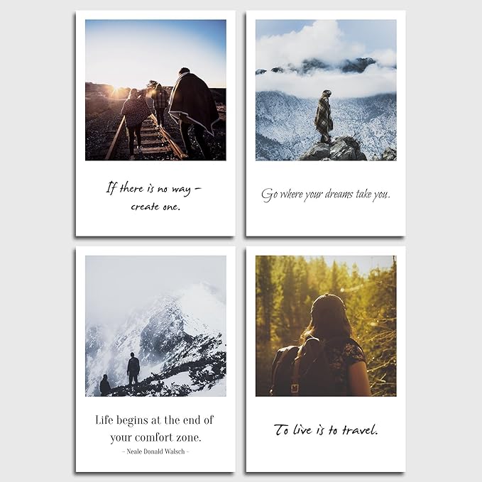 Set Di Cartoline Viaggio Con Parole Di Viaggio Nel Design Polaroid Di Individual Nomad Amazon It Cancelleria E Prodotti Per Ufficio