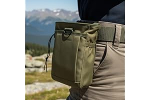Tactical Pouch, Outdoor Utility Pouch EDC Organizer with Drawstring Closure for Everyday Travel Hiking Camping Use