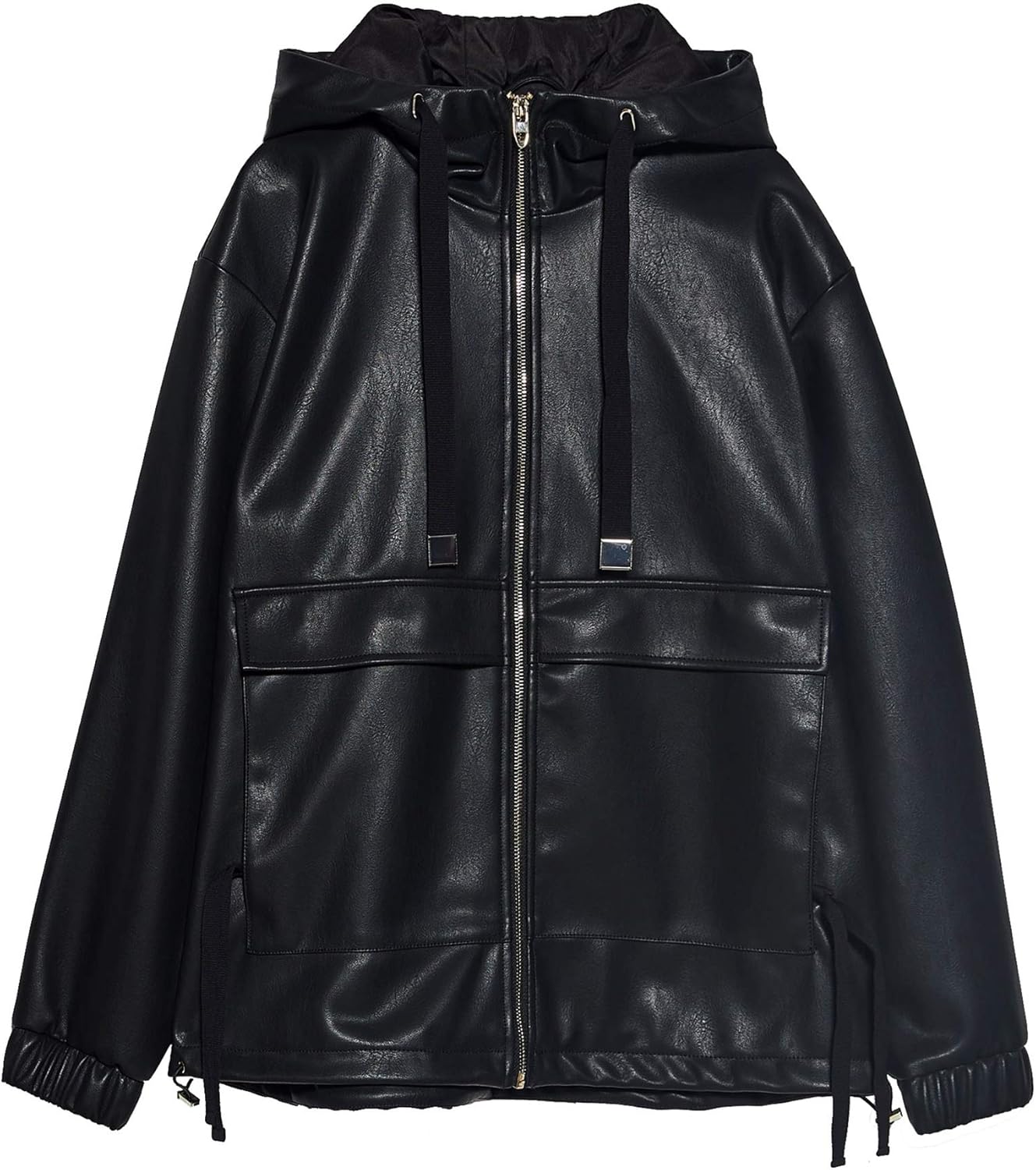 contrasting biker jacket zara