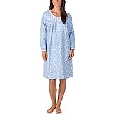 Lanz of Salzburg Sleepwear & Loungewear for Women - 100% Cotton Flannel - Long Sleeve Lightweight & Breathable Nightgown
