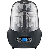 Baby Brezza Baby Bottle Sterilizer and Dryer Machine – Electric Steam Sterilization - Universal Fit - Pacifiers, Glass, Plastic, and Newborn Feeding Bottles, Charcoal