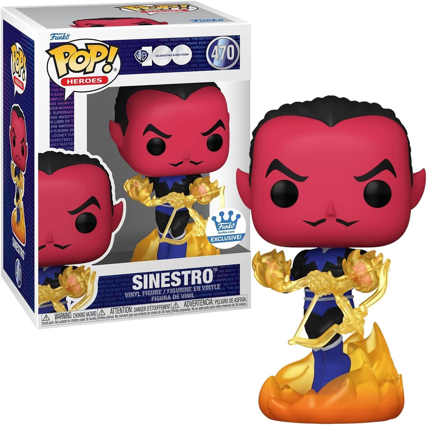 Funko Pop! Heroes: 100th Anniversary of the WB - Sinestro Shop Exclusive