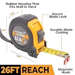 MulWark 26ft Measuring Tape Measure by Imperial